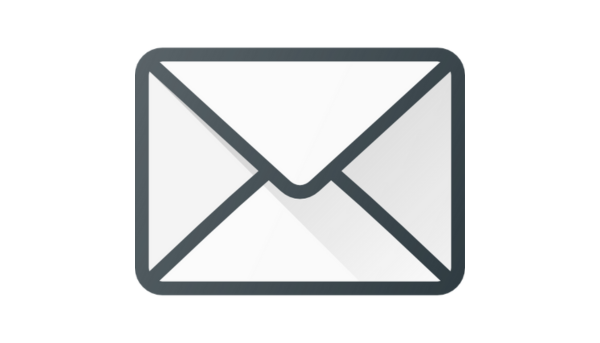 Illustrated mail icon.